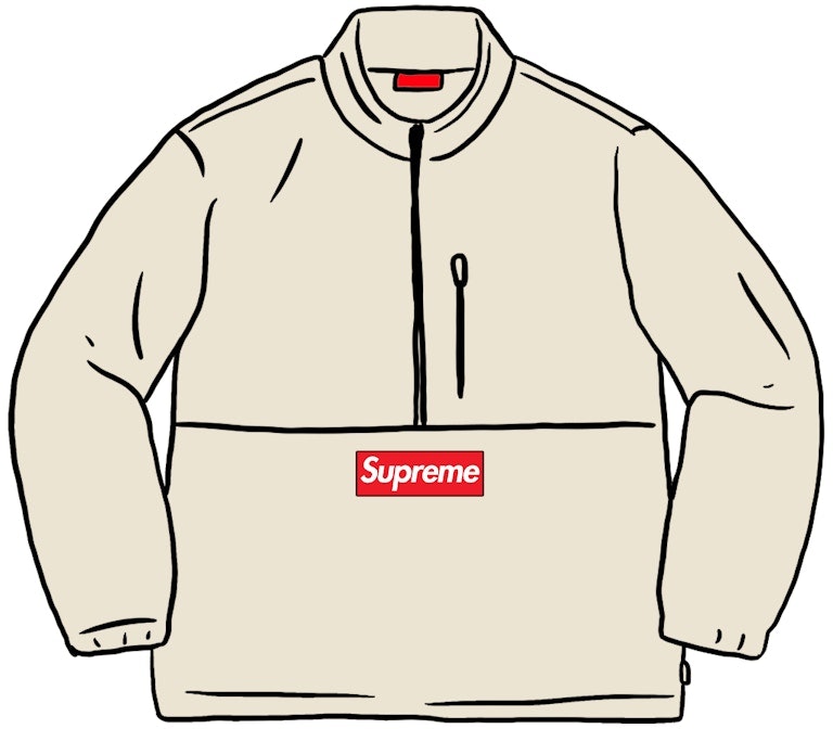 supreme-polartec-half-zip-pullover-fw-20-natural