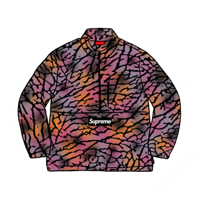 Supreme Polartec Half Zip Pullover (FW20) Purple Treebark Camo