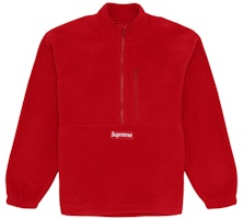 Supreme Polartec Half Zip Pullover (FW20) Red Supreme Polartec Half Zip Pullover (FW20) Red