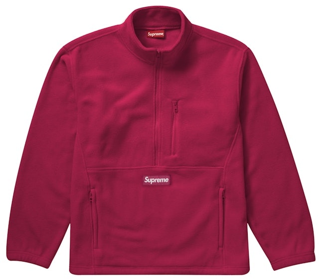supreme-polartec-half-zip-pullover-fw-21-magenta