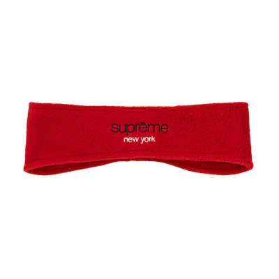 Supreme Polartec Headband Red