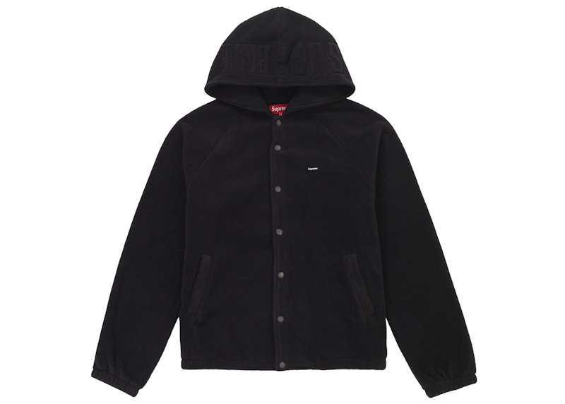 Buy Supreme Polartec® ラグランパーカー (黒)
