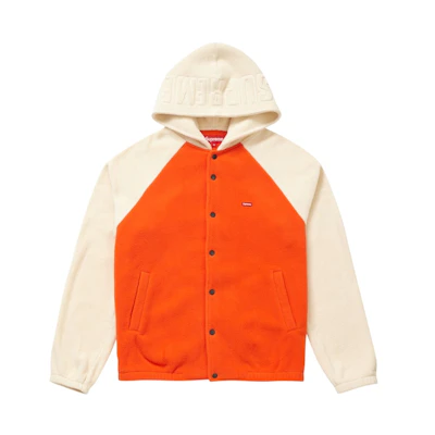Supreme Polartec Hooded Raglan Jacket Orange
