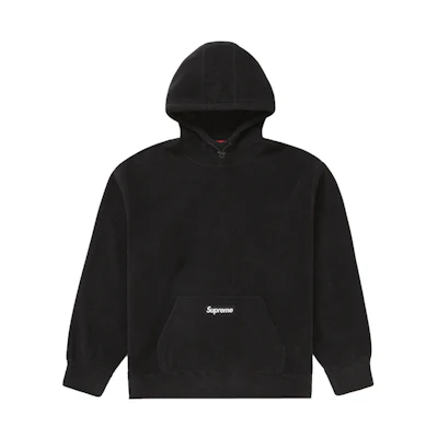 Supreme Polartec Hooded Sweatshirt (FW21) Black