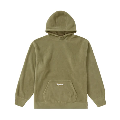 Supreme Polartec Hooded Sweatshirt (FW21) Light Olive