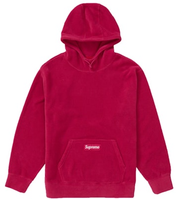 Supreme Polartec连帽卫衣(FW21) 洋红色 Buy Supreme Polartec连帽卫衣(FW21) 洋红色