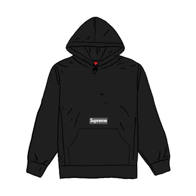 Supreme Polartec Hooded Sweatshirt Black