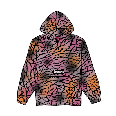 Supreme Polartec Hooded Sweatshirt Purple