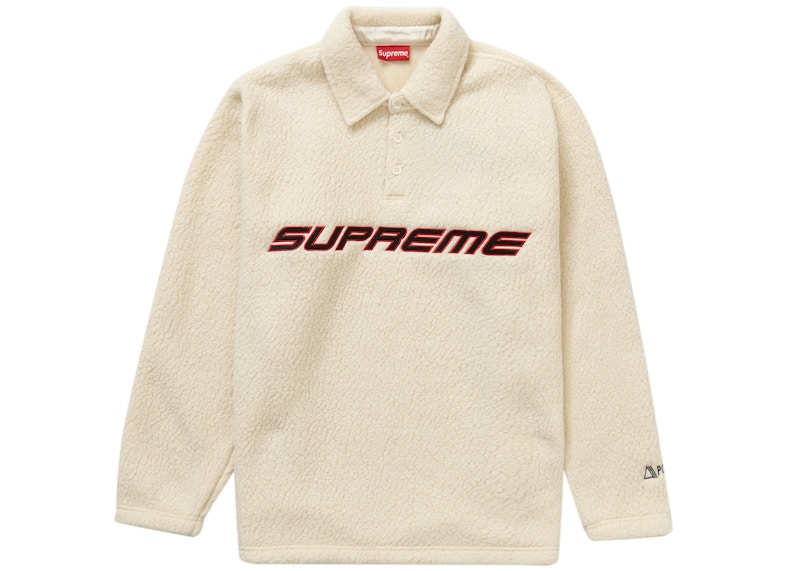 Supreme Polartec L/S Polo Natural