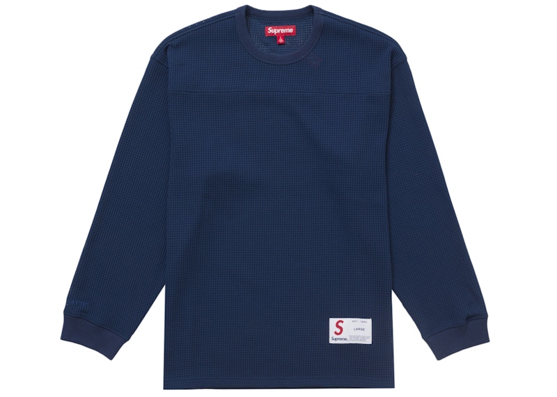 Supreme Polartec Mesh L/S Football Top Navy