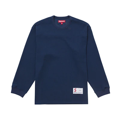 Supreme Polartec Mesh L/S Football Top Navy