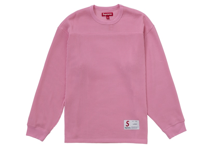 Supreme Polartec Mesh L/S Football Top Pink