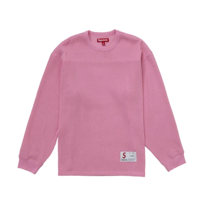 Supreme Polartec Mesh L/S Football Top Pink