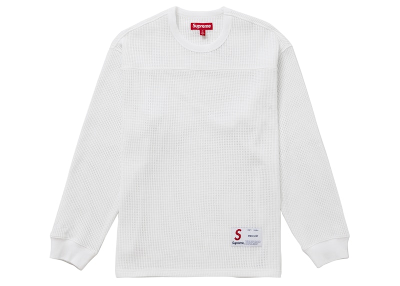 Supreme Polartec Mesh L/S Football Top White