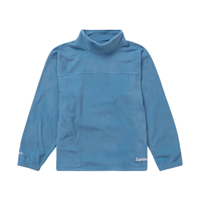 Supreme Polartec Mock Neck Pullover Dusty Teal