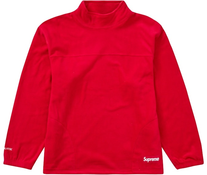 supreme-polartec-mock-neck-pullover-red