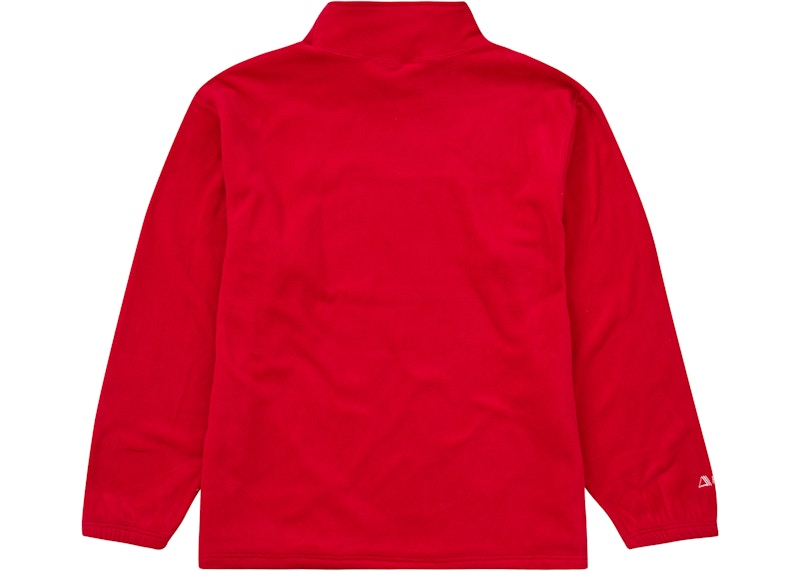 Order Supreme Polartec Mock Neck Pullover Red