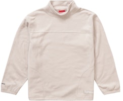 Supreme Polartec Mock Neck Pullover Stone Supreme Polartec Mock Neck Pullover Stone