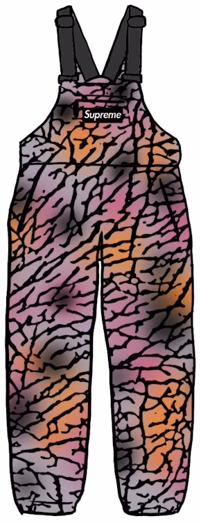 supreme-polartec-overalls-purple-treebark-camo