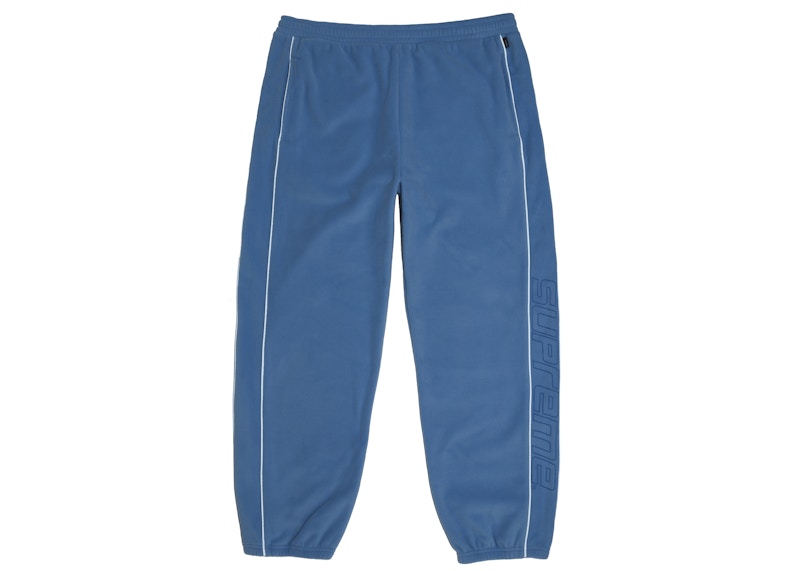 Order 슈프림 폴라텍 리플렉티브 파이핑 팬츠 라이트 블루