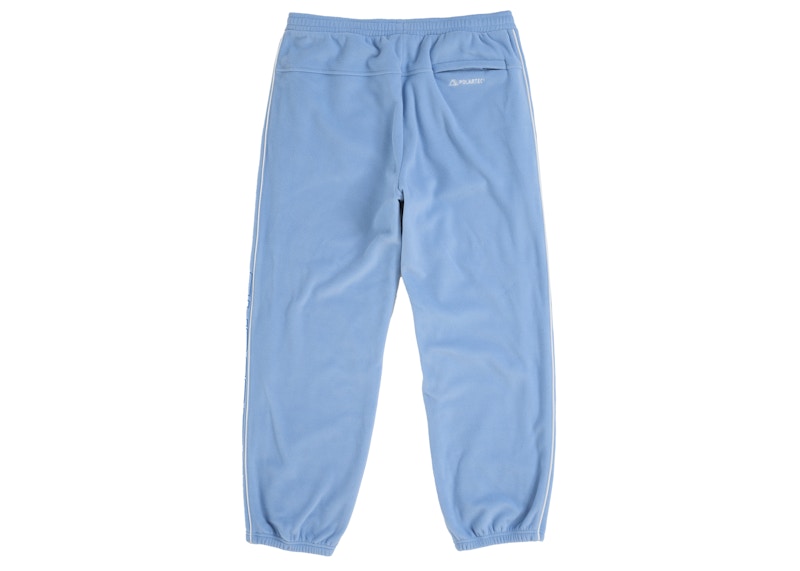 Lookbook 슈프림 폴라텍 리플렉티브 파이핑 팬츠 라이트 블루