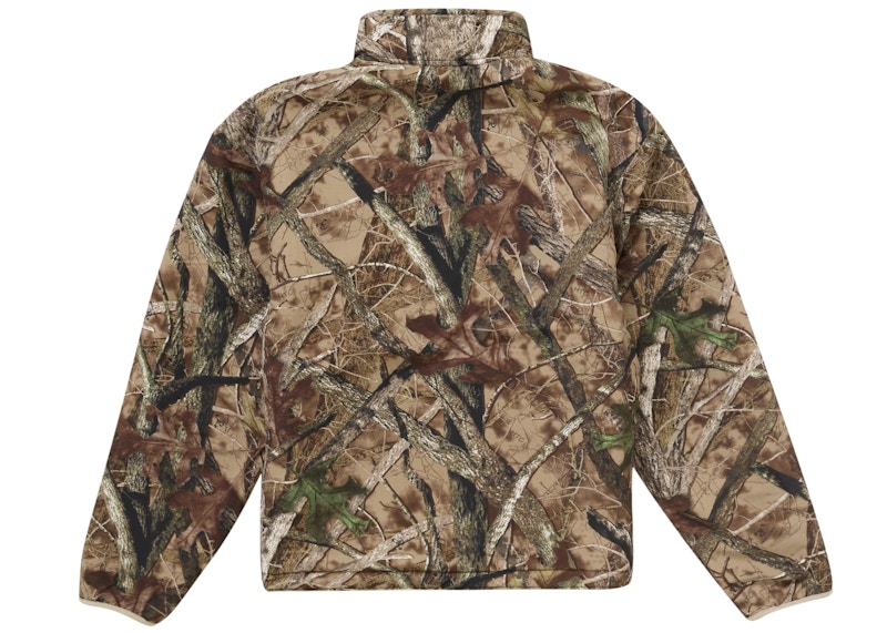 Order Supreme Polartec Shearling Reversible Pullover FW24 TrueTimber HTC Fall Camo.