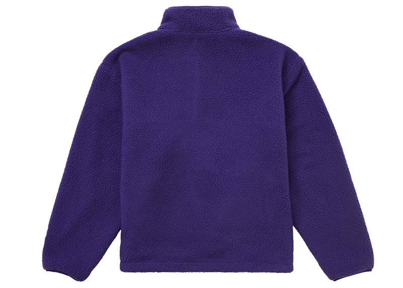 Order Supreme Polartec Shearling Reversible Pullover (FW24) Ungu