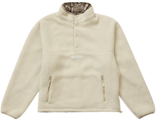 Supreme Polartec Shearling Reversible Pullover FW24 TrueTimber HTC Fall Camo. Lookbook Supreme Polartec Shearling Reversible Pullover FW24 TrueTimber HTC Fall Camo.