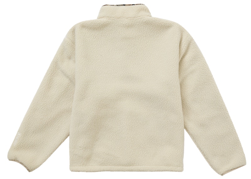 Shop Supreme Polartec Shearling Reversible Pullover FW24 TrueTimber HTC Fall Camo.