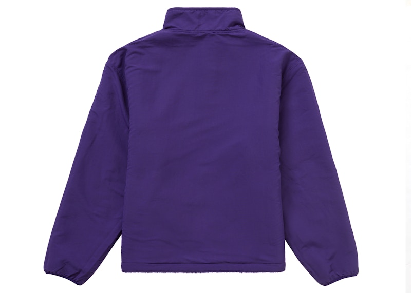 Shop Supreme Polartec Shearling Reversible Pullover (FW24) Ungu