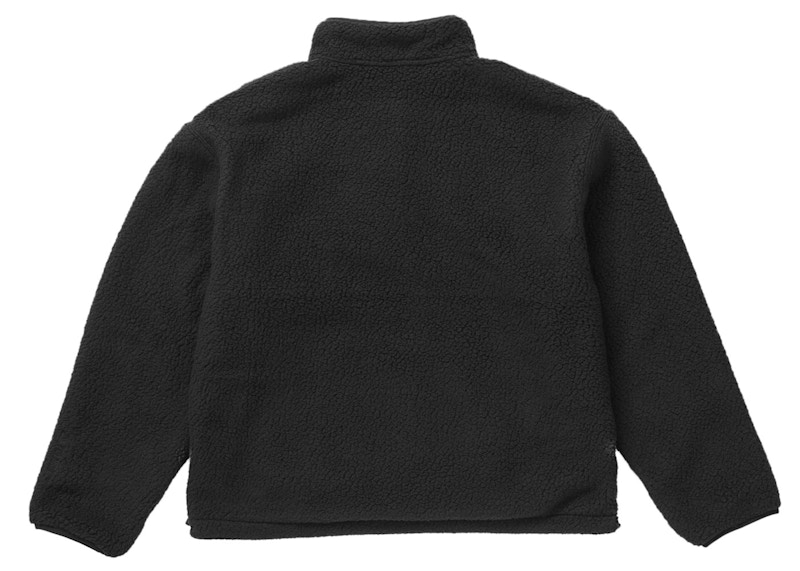 Shop Supreme Polartec Shearling Reversible Pullover Black