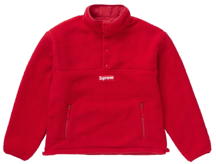 supreme-polartec-shearling-reversible-pullover-red
