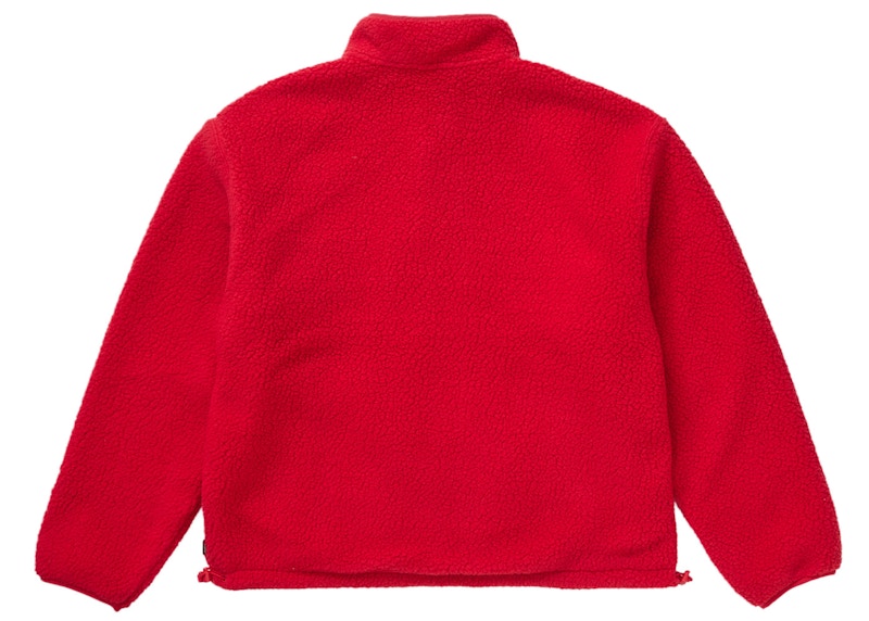 Supreme Polartec Shearling Reversible Pullover Red 圖 3