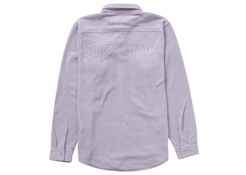 Supreme Polartec Shirt (FW23) Lilac 圖 2