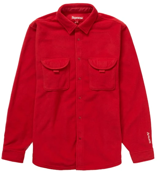 supreme-polartec-shirt-fw-23-red