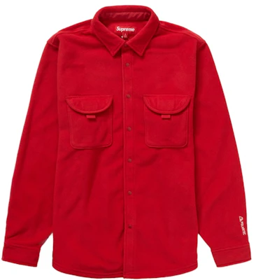 Supreme FW23 红色 Polartec 衬衫 Buy Supreme FW23 红色 Polartec 衬衫