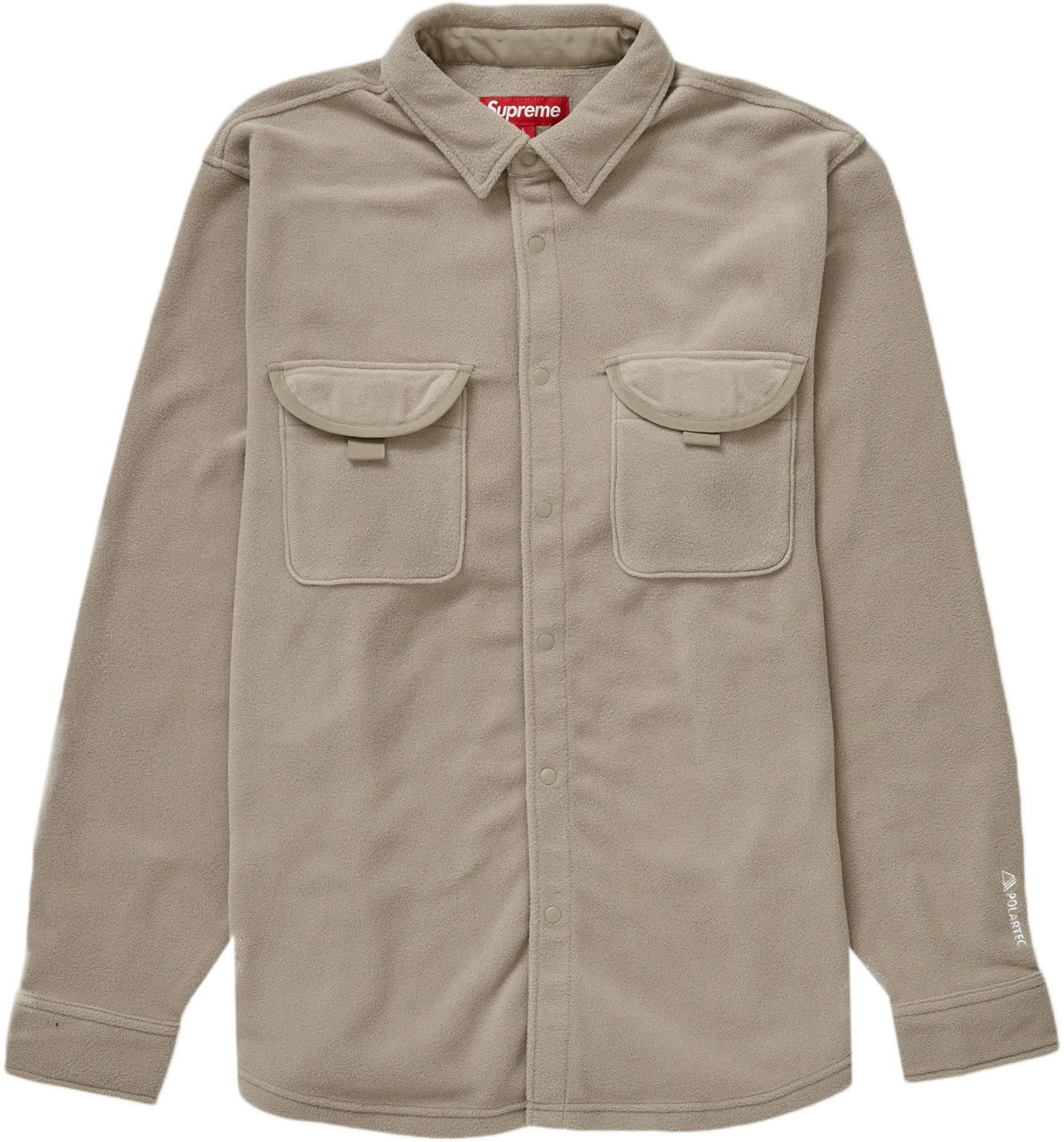 Supreme Polartec Shirt FW23 Tan Novelship