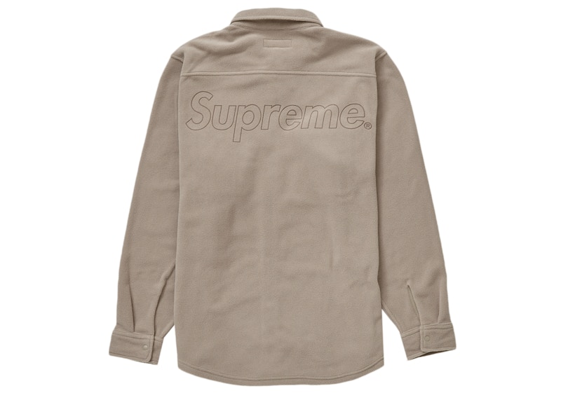 Supreme Polartec Shirt (FW23) Tan 圖 2