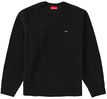 Supreme Polartec Small Box Crewneck Sweatshirt Black Buy Supreme Polartec Small Box Crewneck Sweatshirt Black