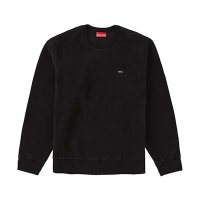 Supreme Polartec Small Box Crewneck Sweatshirt Black