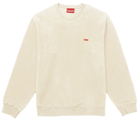 Supreme Polartec Small Box Crewneck Sweatshirt Natural Buy Supreme Polartec Small Box Crewneck Sweatshirt Natural