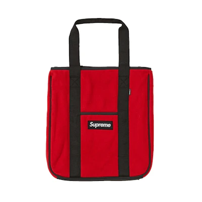 Supreme Polartec Tote Red