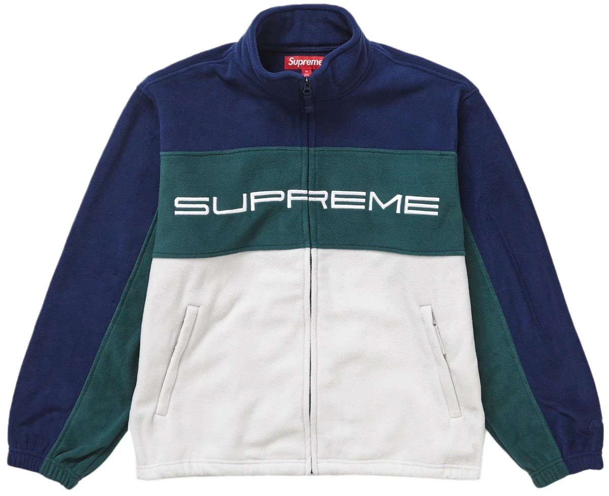Supreme Polartec Zip Jacket FW23 Navy Novelship