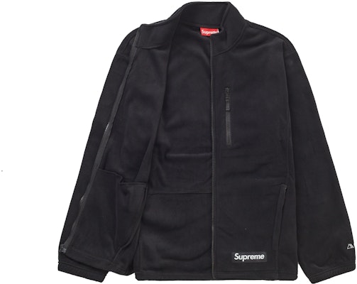 Supreme Polartec Zip Jacket Black - Novelship