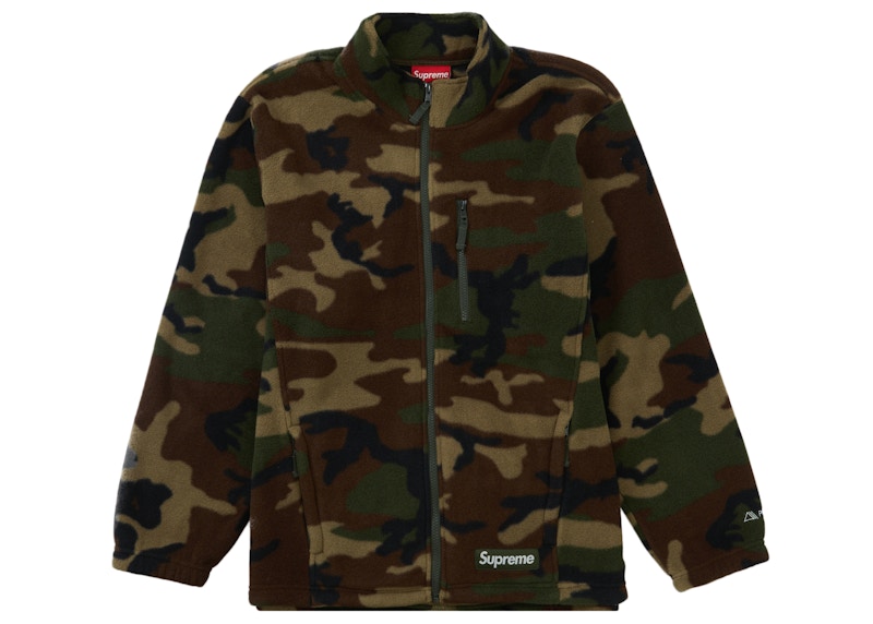 Supreme Polartec Zip Jacket Woodland Camo