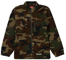 Supreme Polartec Zip Jacket Woodland Camo Supreme Polartec Zip Jacket Woodland Camo