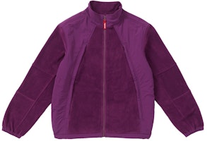 Supreme Polartec Zip Up Jacket Purple Supreme Polartec Zip Up Jacket Purple