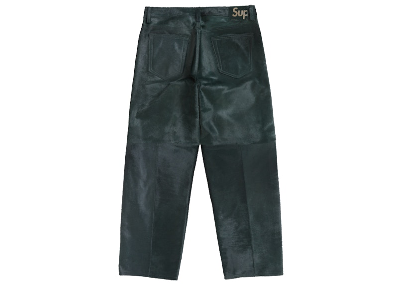 Order Supreme Vaquero Suelto 5 Bolsillos de Pelo de Pony Verde