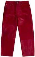 Supreme Ponyhair Loose Fit 5-Pocket Jean Red Supreme Ponyhair Loose Fit 5-Pocket Jean Red