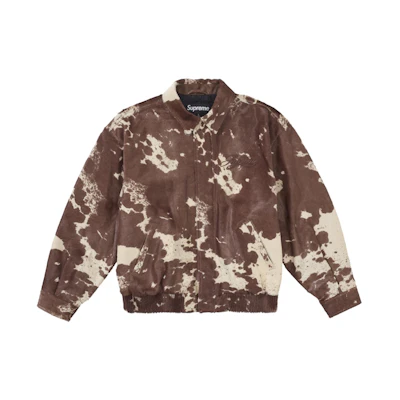 Supreme Ponyhair Varsity Jacket Cow